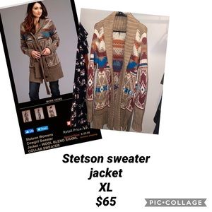 Stetson sweater jacket
